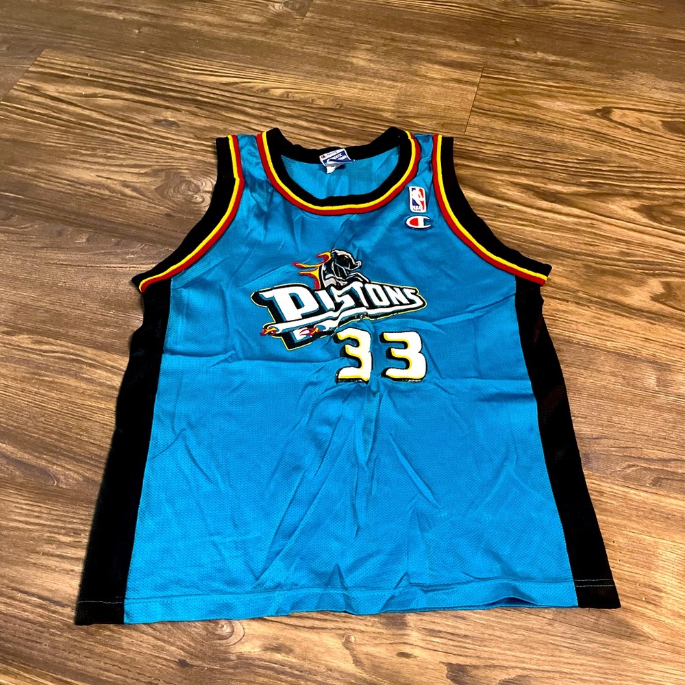 Grant Hill Throwback Detroit Pistons Jersey